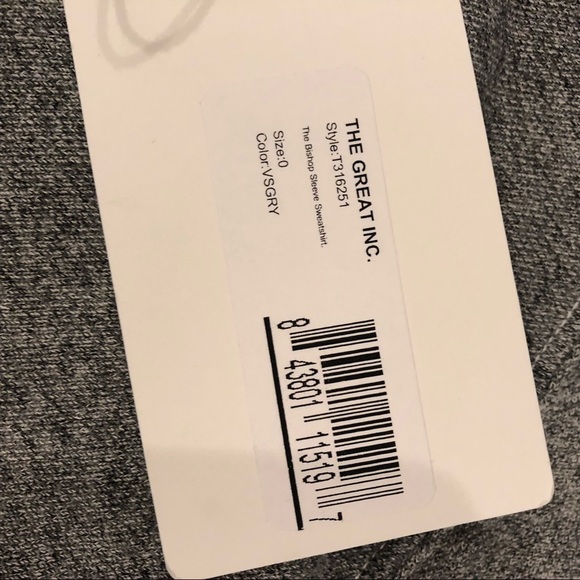 The Great. Bishop Sleeve Sweatshirt - Picture 4 of 5